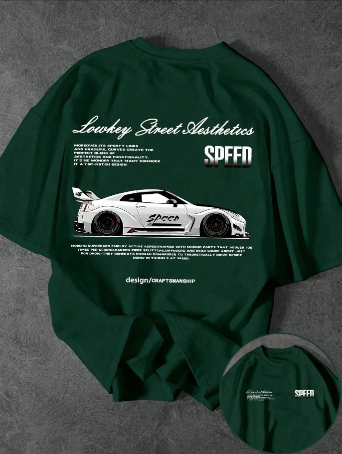 CAMISETA HOMBRE SPEED VERDE