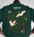 CAMISETA HOMBRE JAPAN COLOR VERDE